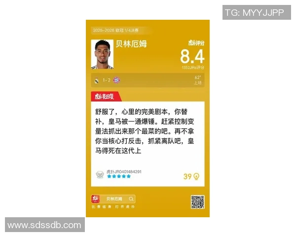 贝林厄姆赛后评分成最大亮点 全场表现获高度评价 贝林厄姆赛后评分成最大亮点 全场表现获高度评价
